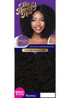 Outre Big Beautiful Hair Purple Pack Bouncy with Lace Paring Closure