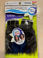 Wet&Wavy Weave - GLOW DEEP Color: Natural Naked Nature Brazilian Virgin Remy 100% Human Hair